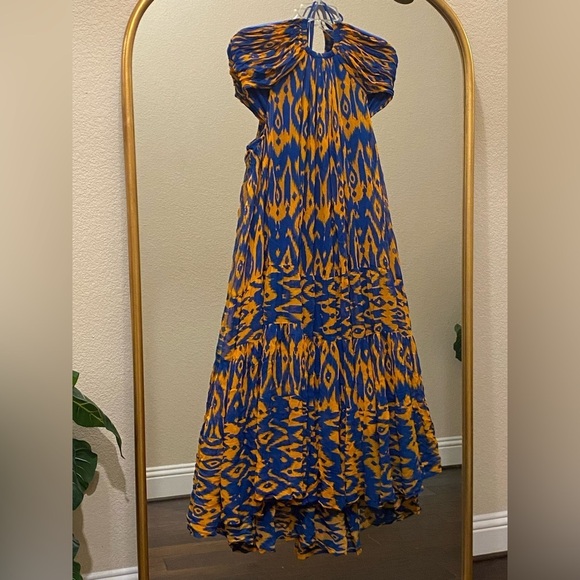 Verb by Pallavi Singhee Halter Cut-Out Midi Dress Resort Wear Size L - Picture 4 of 15